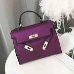 Purple hand bag