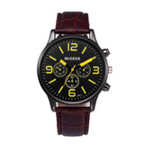 Relojes Quartz Men Watch Casual Leather Quartz Wristwatches Strap Watch Wood Male Wristwatch Dropshipping Relogio Masculino